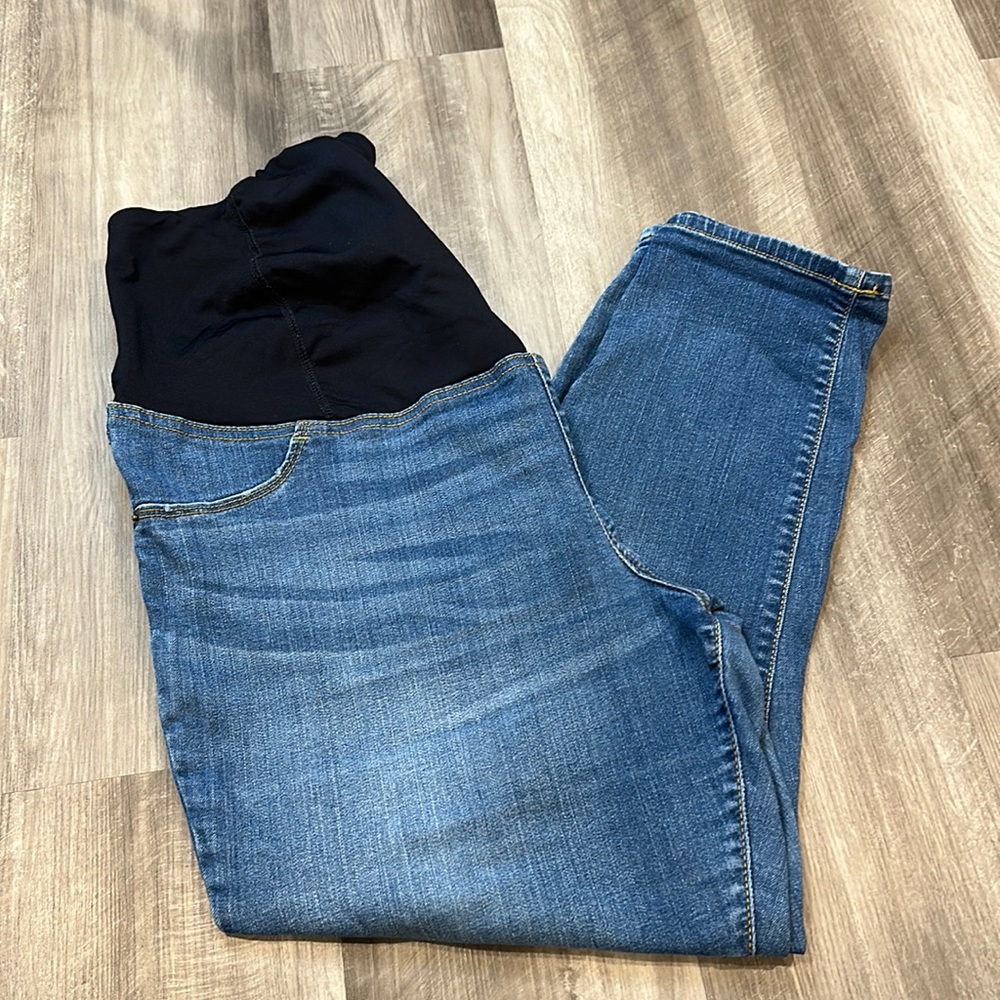 Over the Belly Skinny scrip Maternity Jeans